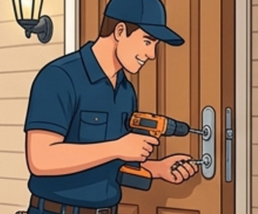 Door and lock fitting